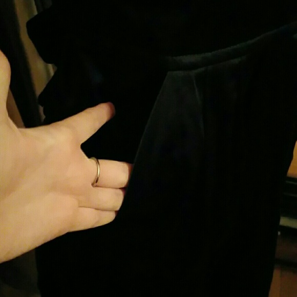 Silky Wishes Navy blue strapless navy dress - Picture 3 of 8